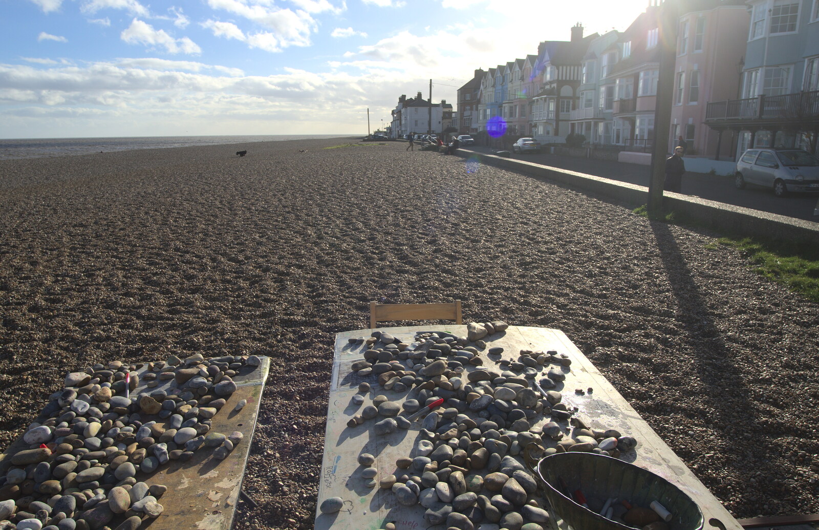 Like pebbles on the beach, kicked around by feet from A Trip to Aldeburgh, Suffolk - 7th February 2016