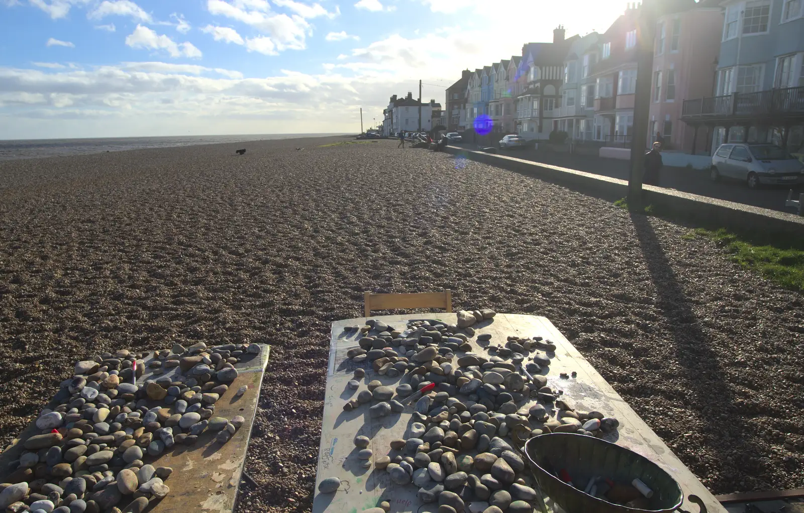 Like pebbles on the beach, kicked around by feet, from A Trip to Aldeburgh, Suffolk - 7th February 2016