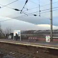 A weird cloud front moves over Diss Station, February Cactus Randomness, London and Brome, Suffolk - 14th February 2016