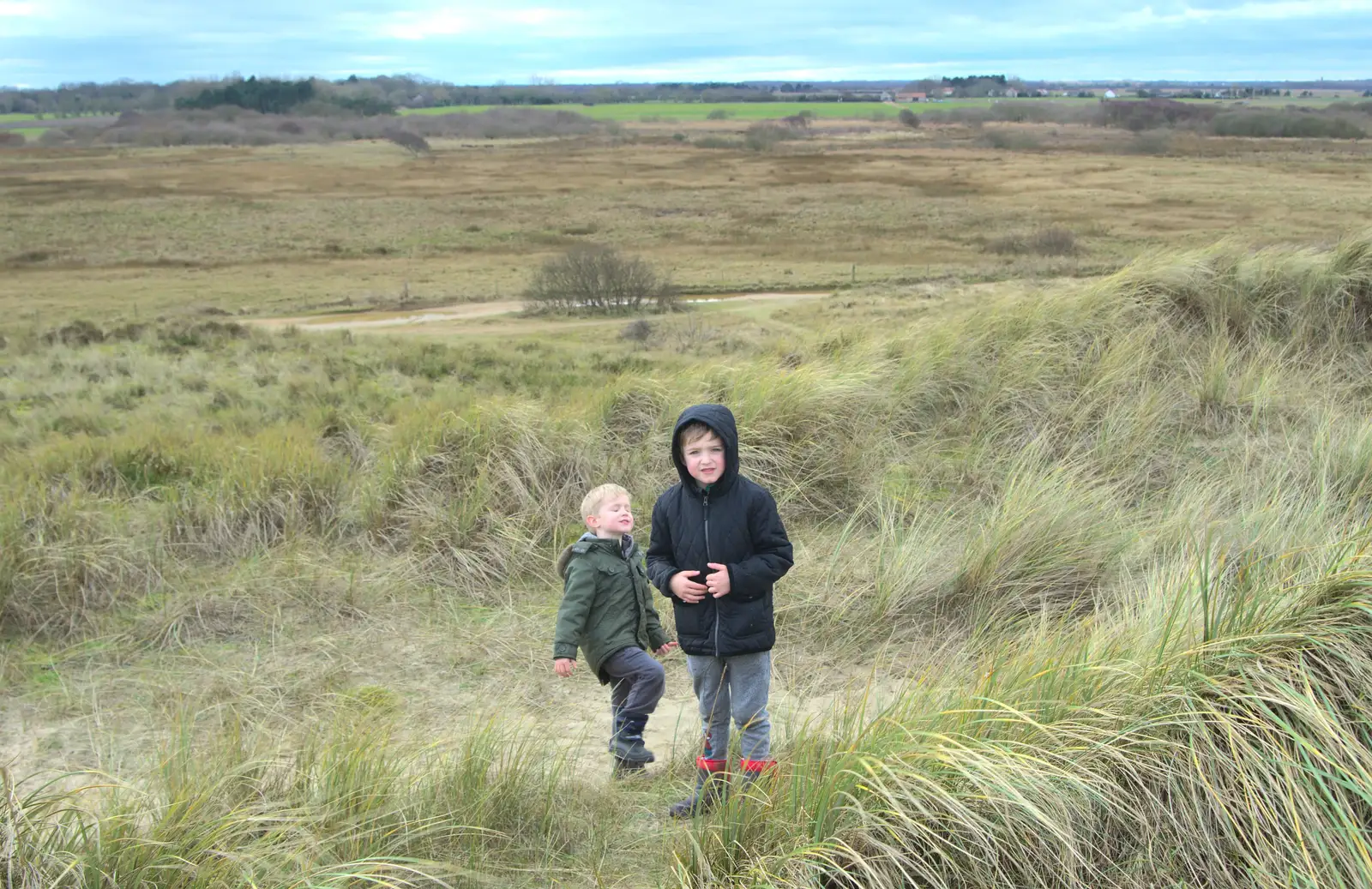 Fred looks worried, from The Seals of Horsey Gap, Norfolk - 21st February 2016