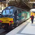 Class 68 68004 hauls a Flying Banana, A SwiftKey Power Cut, Southwark Bridge Road, London - 4th March 2016