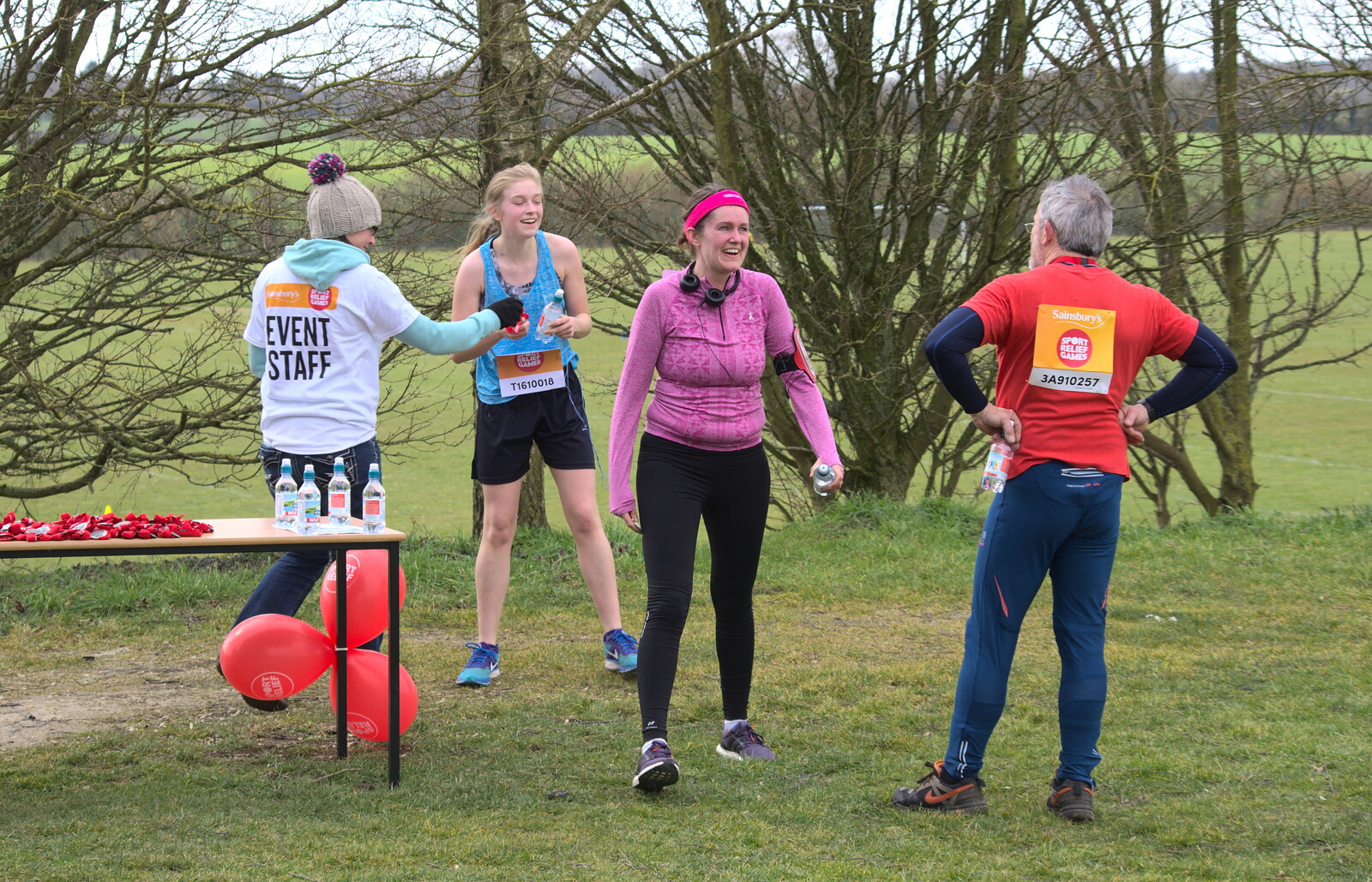 Isobel after the finish from Isobel's Hartismere Run, Castleton Way, Eye, Suffolk - 16th March 2016