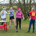 Isobel after the finish, Isobel's Hartismere Run, Castleton Way, Eye, Suffolk - 16th March 2016