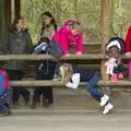 Hanging around the land-train station, Another Trip to Banham Zoo, Banham, Norfolk - 25th March 2016