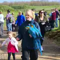 A couple of blue macaws go out on tour, Another Trip to Banham Zoo, Banham, Norfolk - 25th March 2016