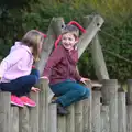 Sophie and Fred hang out, Another Trip to Banham Zoo, Banham, Norfolk - 25th March 2016