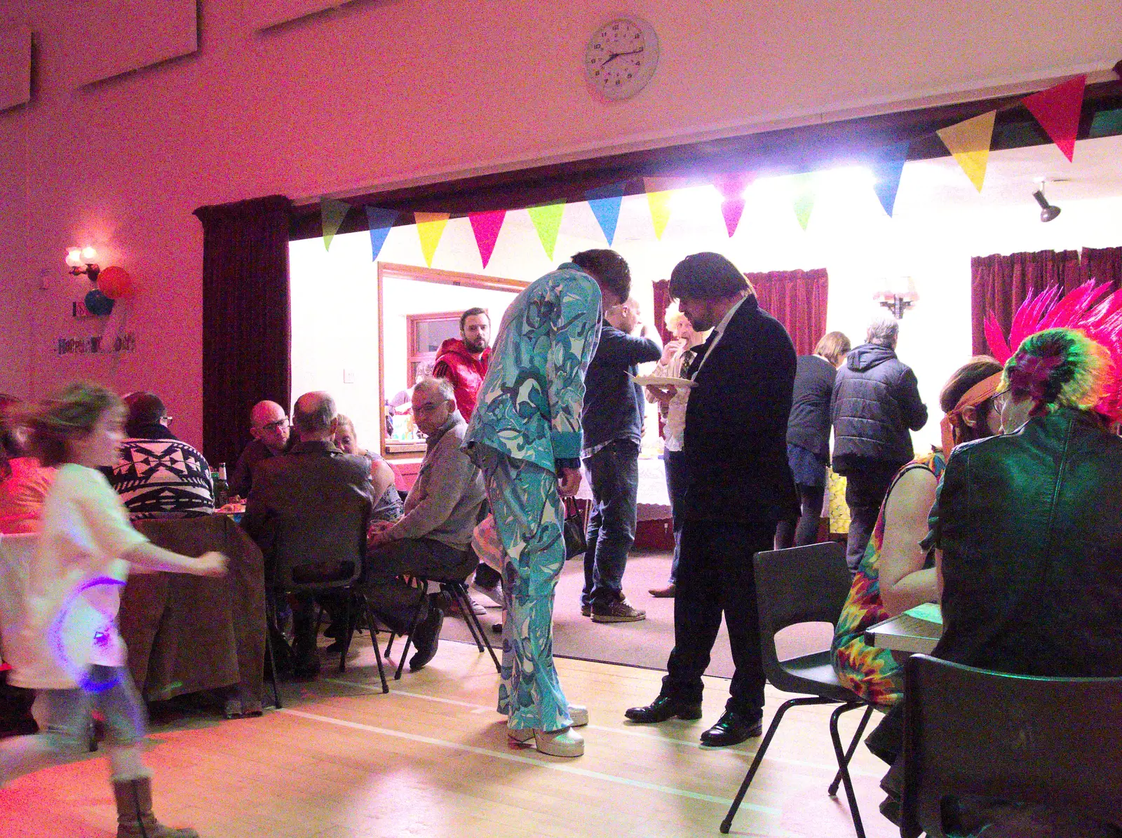 There's a 70s theme going on, from Sarah's Birthday, Pulham Market Village Hall, Pulham, Norfolk - 2nd April 2016