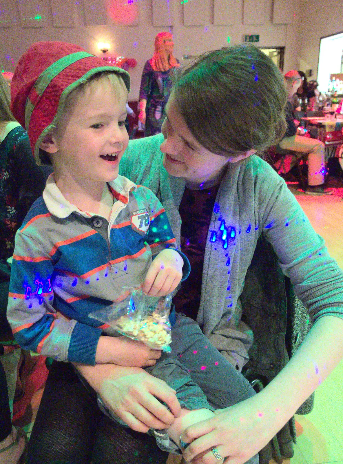 Harry and Isobel, from Sarah's Birthday, Pulham Market Village Hall, Pulham, Norfolk - 2nd April 2016