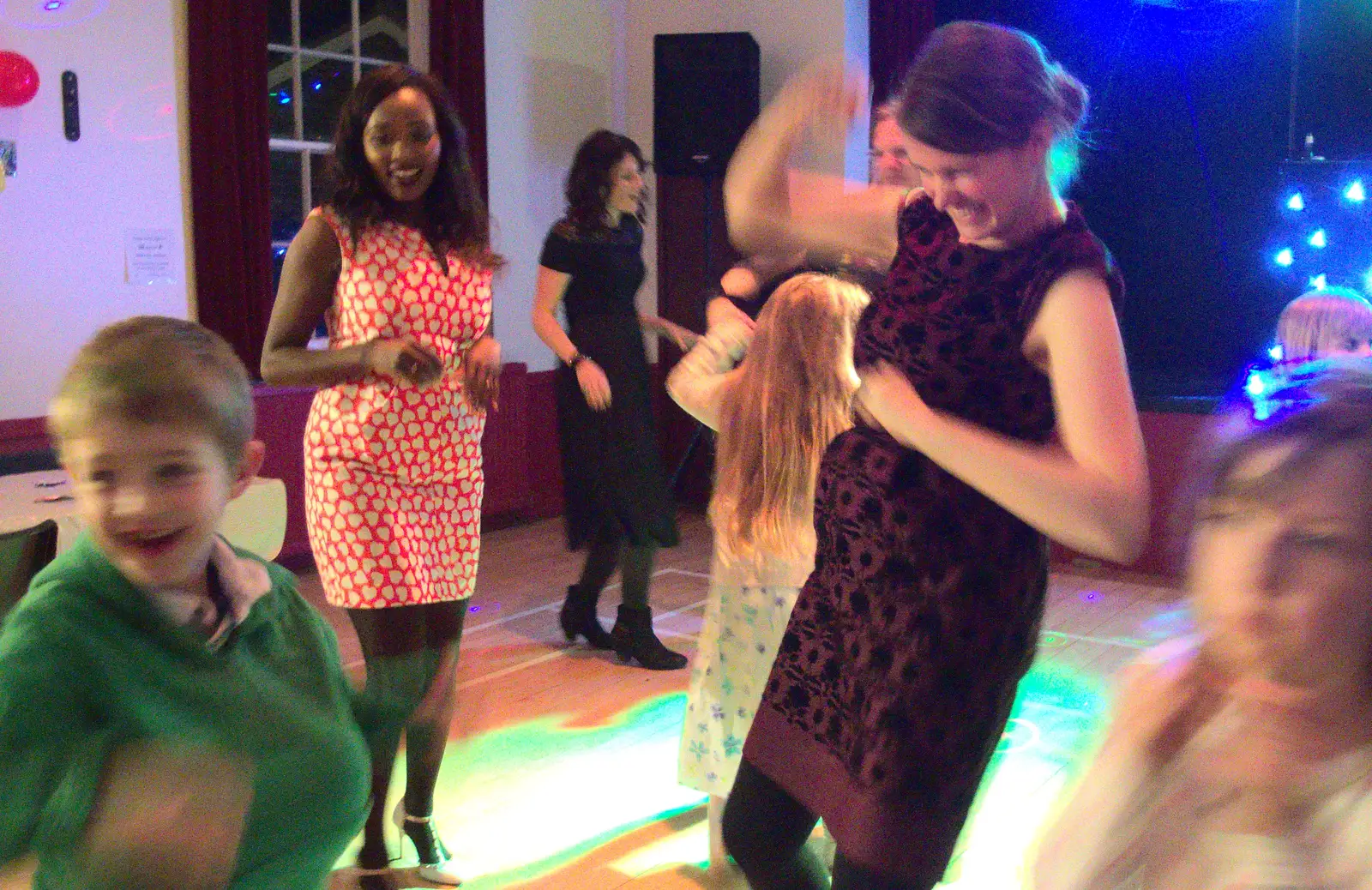 Isobel gets in the groove, from Sarah's Birthday, Pulham Market Village Hall, Pulham, Norfolk - 2nd April 2016