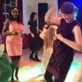 Isobel gets in the groove, Sarah's Birthday, Pulham Market Village Hall, Pulham, Norfolk - 2nd April 2016