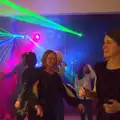 Disco lasers, Sarah's Birthday, Pulham Market Village Hall, Pulham, Norfolk - 2nd April 2016