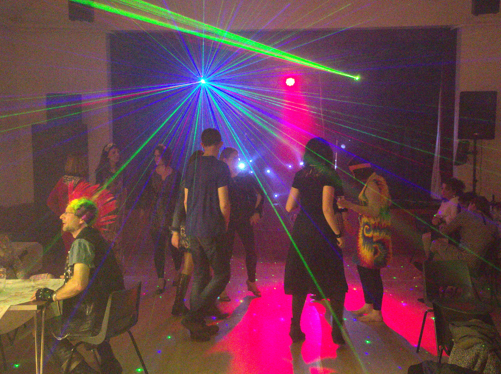 Disco dancing like the 1970s from Sarah's Birthday, Pulham Market Village Hall, Pulham, Norfolk - 2nd April 2016