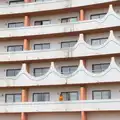 Isobel looks out from the balcony, A Trip to Albufeira: The Hotel Paraiso, Portugal - 3rd April 2016