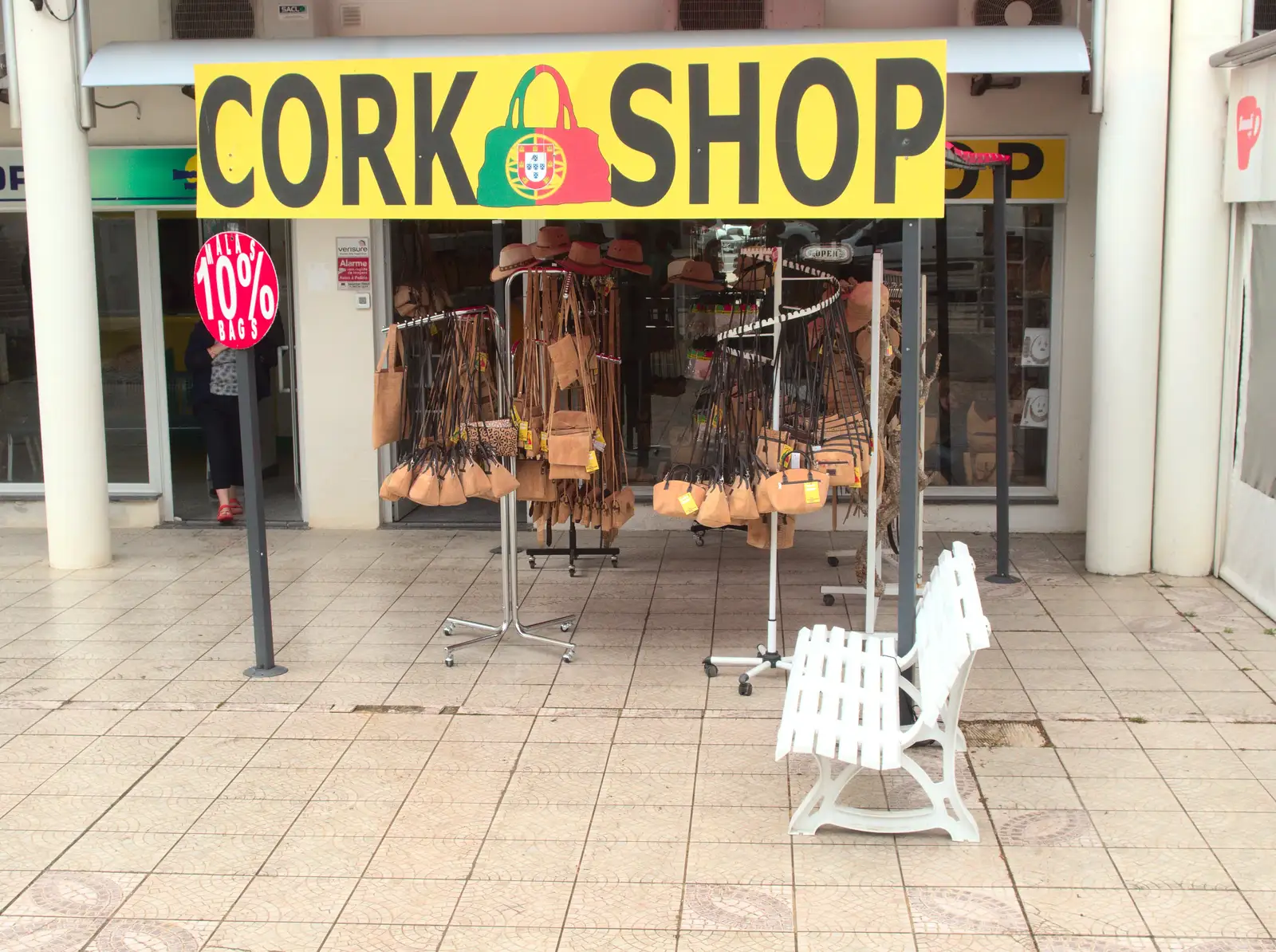 An Albuefeira cork shop, from A Trip to Albufeira: The Hotel Paraiso, Portugal - 3rd April 2016