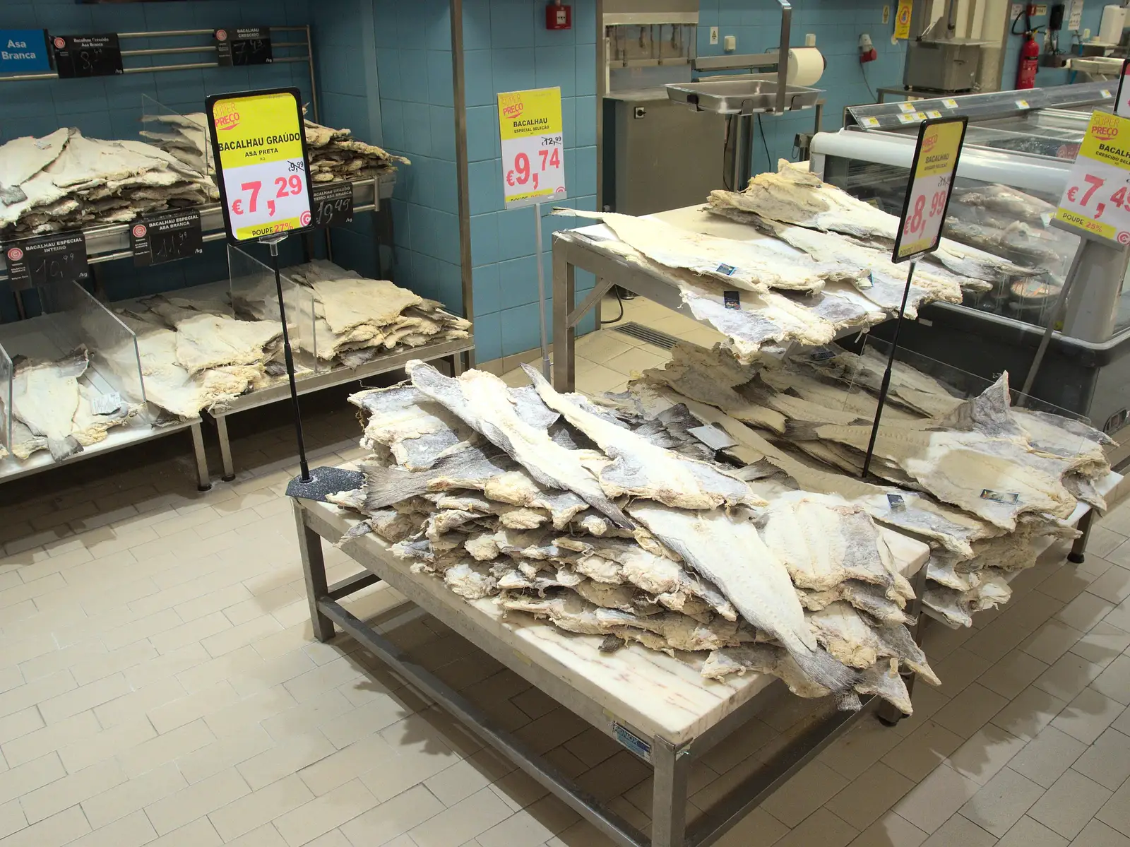 Salted cod in the Continente supermarket, from A Trip to Albufeira: The Hotel Paraiso, Portugal - 3rd April 2016