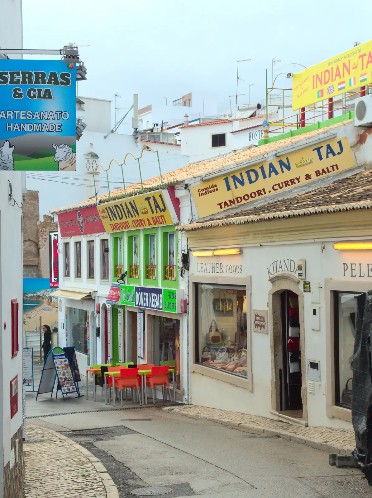 Indian Taj takeaway in Albufeira, from A Trip to Albufeira: The Hotel Paraiso, Portugal - 3rd April 2016