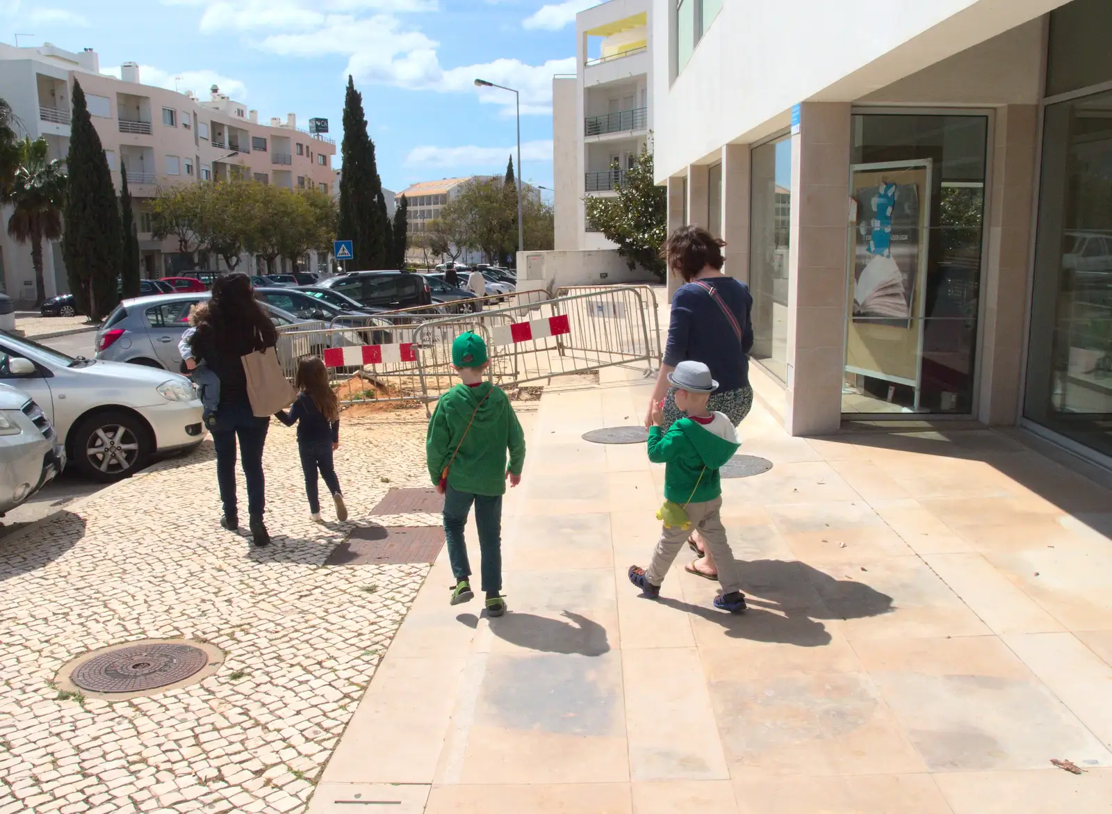 We head out of the library, from A Trip to Albufeira: The Hotel Paraiso, Portugal - 3rd April 2016