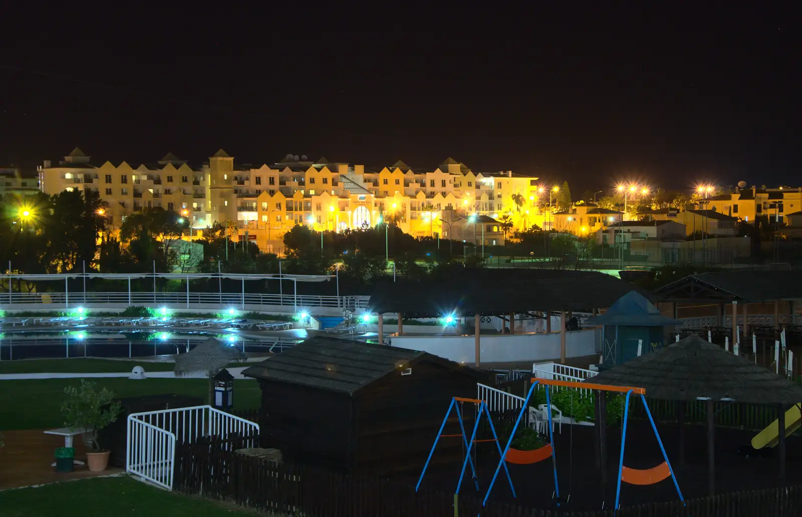 The view from the hotel balcony, from A Trip to Albufeira: The Hotel Paraiso, Portugal - 3rd April 2016