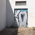 Random graffiti, Gary and Vanessa's Barbeque, Alcantarilha, Algarve, Portugal - 7th April 2016
