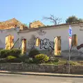 A propped-up building shell, Gary and Vanessa's Barbeque, Alcantarilha, Algarve, Portugal - 7th April 2016