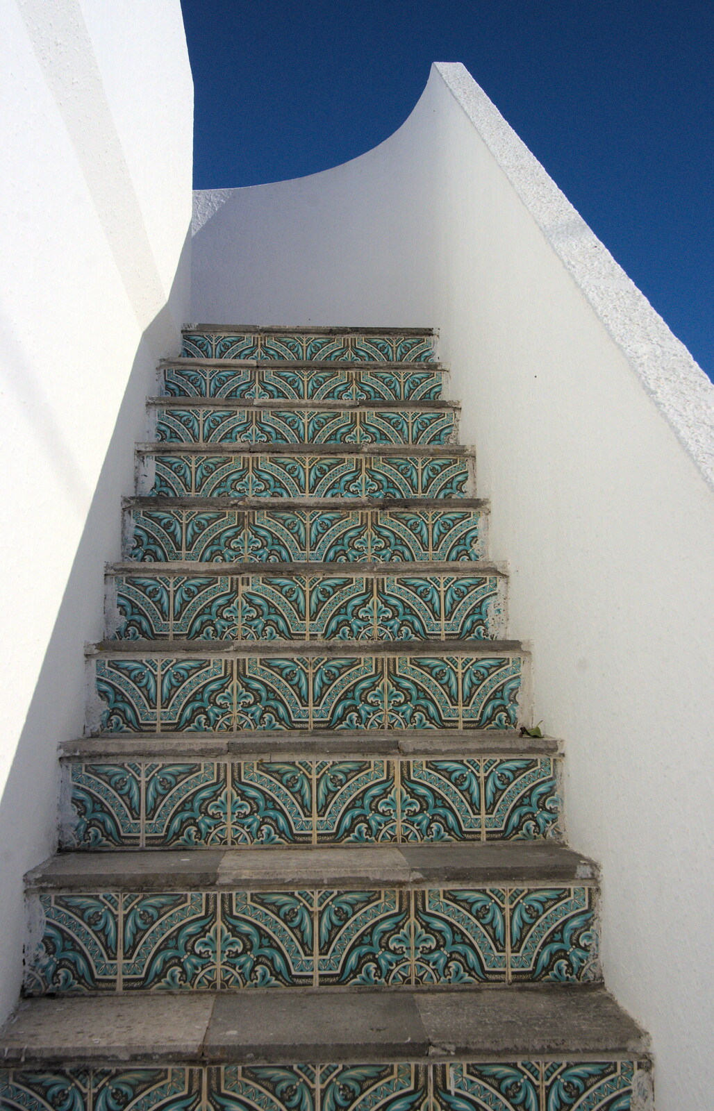 Steps to the sky from Gary and Vanessa's Barbeque, Alcantarilha, Algarve, Portugal - 7th April 2016
