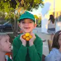 Gap-toothed Fred shows off his creation, Gary and Vanessa's Barbeque, Alcantarilha, Algarve, Portugal - 7th April 2016