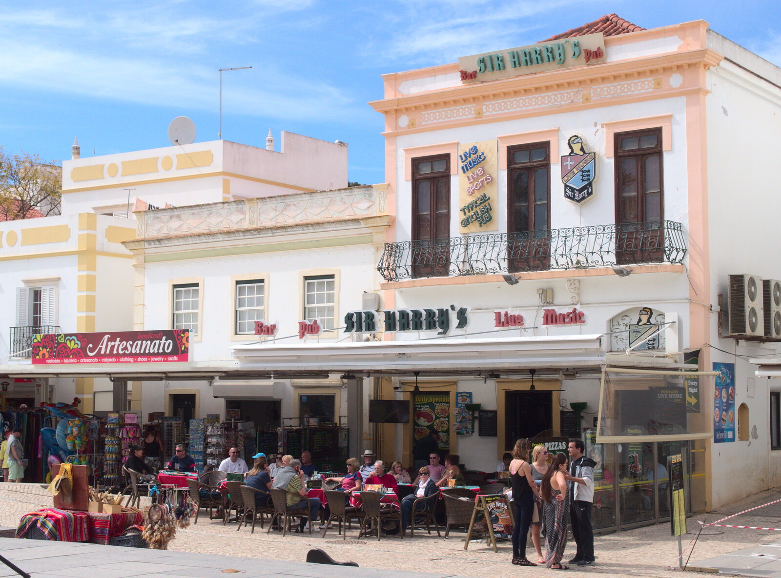 Our regular beer stop: Sir Harry's Bar from Last Days and the Journey Home, Albufeira, Portugal - 9th April 2016