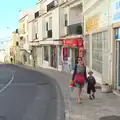 Isobel and Harry on the street, Last Days and the Journey Home, Albufeira, Portugal - 9th April 2016