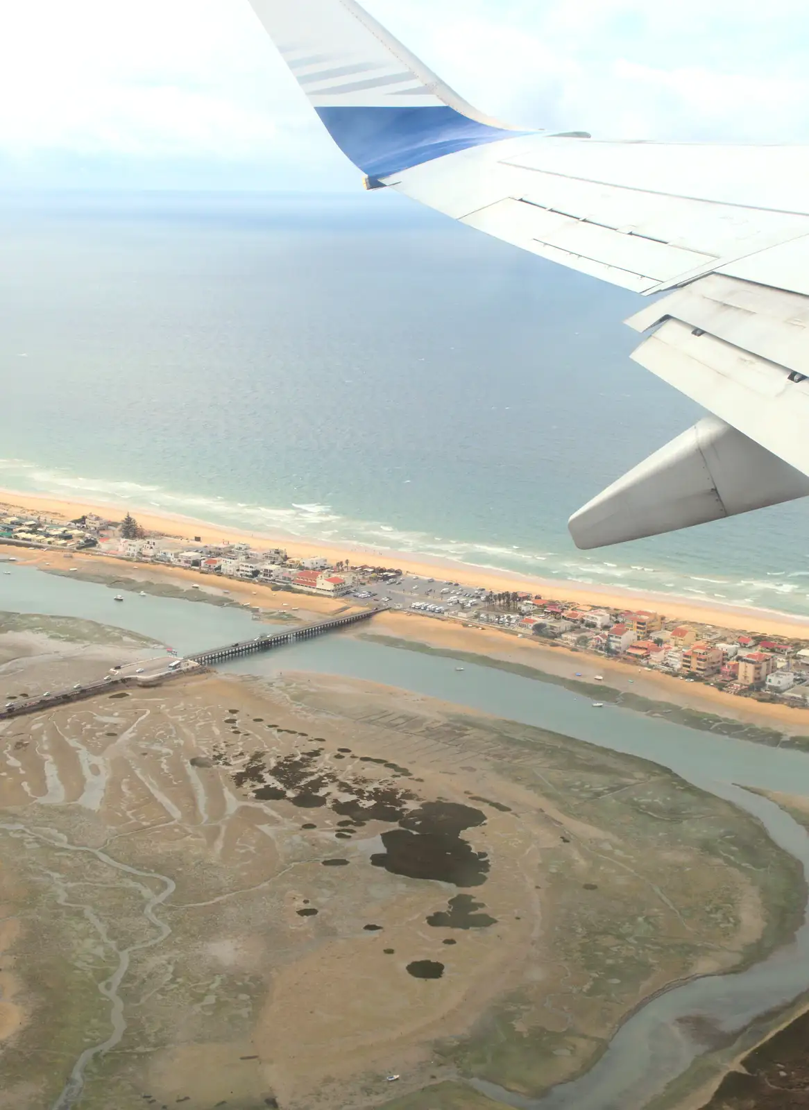 Waving goodbye to the coast of Portugal, from Last Days and the Journey Home, Albufeira, Portugal - 9th April 2016