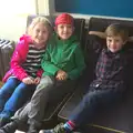 Amelia, Fred and Henry, Harry's Pirate Party, The Oaksmere, Brome, Suffolk - 16th April 2016