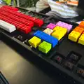 The Lego keyboard takes shape, A SwiftKey Innovation Week, Southwark, London - 22nd April 2016