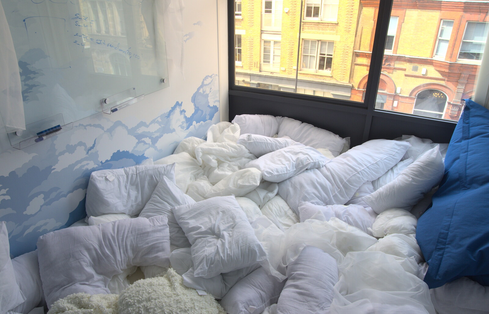 There's a room full of pillows from A SwiftKey Innovation Week, Southwark, London - 22nd April 2016