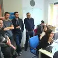 SwiftKey staff watch the goings on, A SwiftKey Innovation Week, Southwark, London - 22nd April 2016