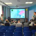 An evening presentation occurs, A SwiftKey Innovation Week, Southwark, London - 22nd April 2016