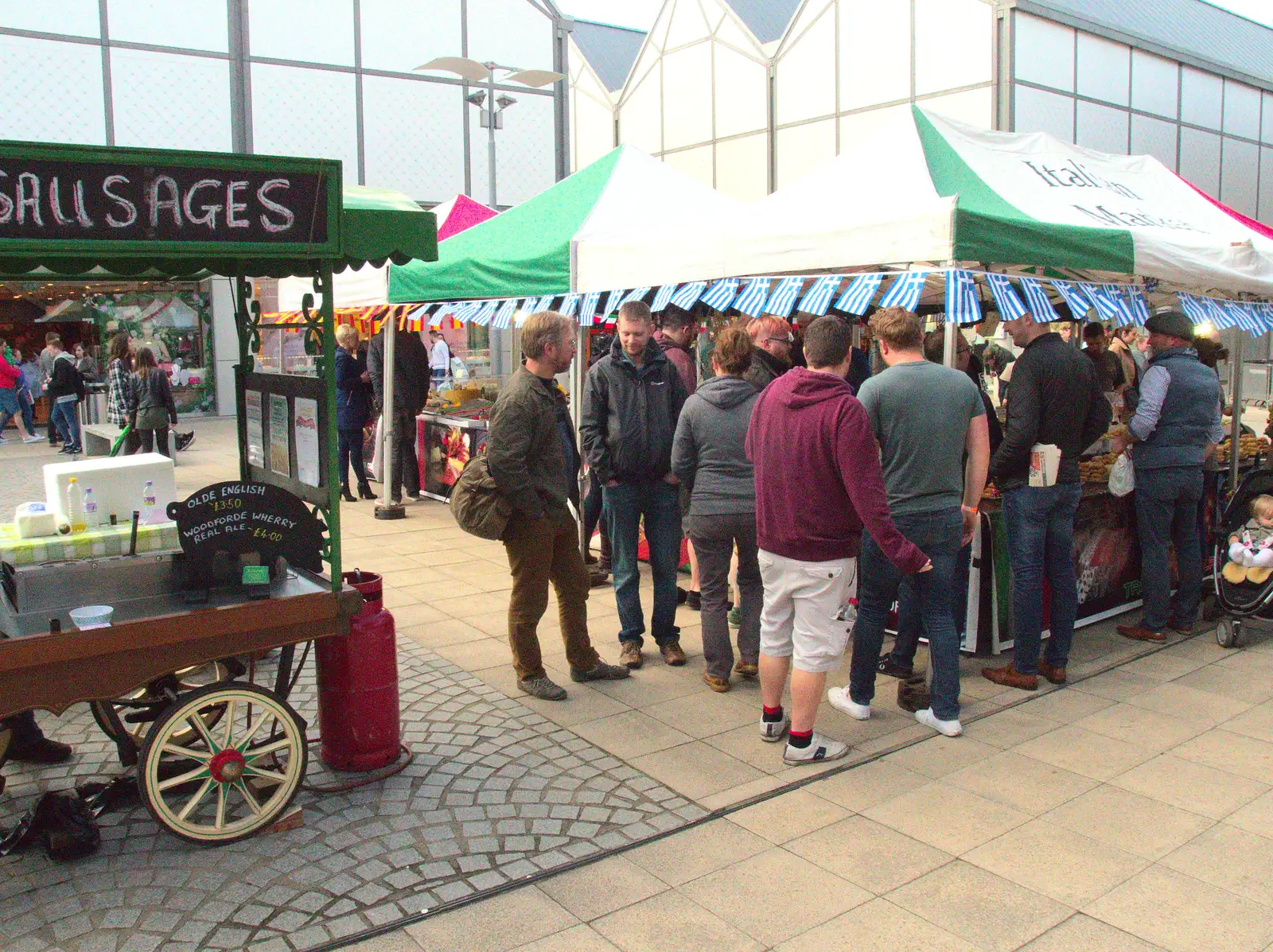 We wander outside for some street food, from The East Anglian Beer Festival, Bury St Edmunds, Suffolk - 23rd April 2016