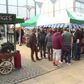 We wander outside for some street food, The East Anglian Beer Festival, Bury St Edmunds, Suffolk - 23rd April 2016