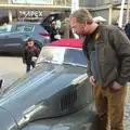 Marc checks out a Morgan, The East Anglian Beer Festival, Bury St Edmunds, Suffolk - 23rd April 2016