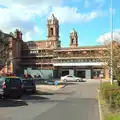 Bury Station has got scaffolding going on, The East Anglian Beer Festival, Bury St Edmunds, Suffolk - 23rd April 2016