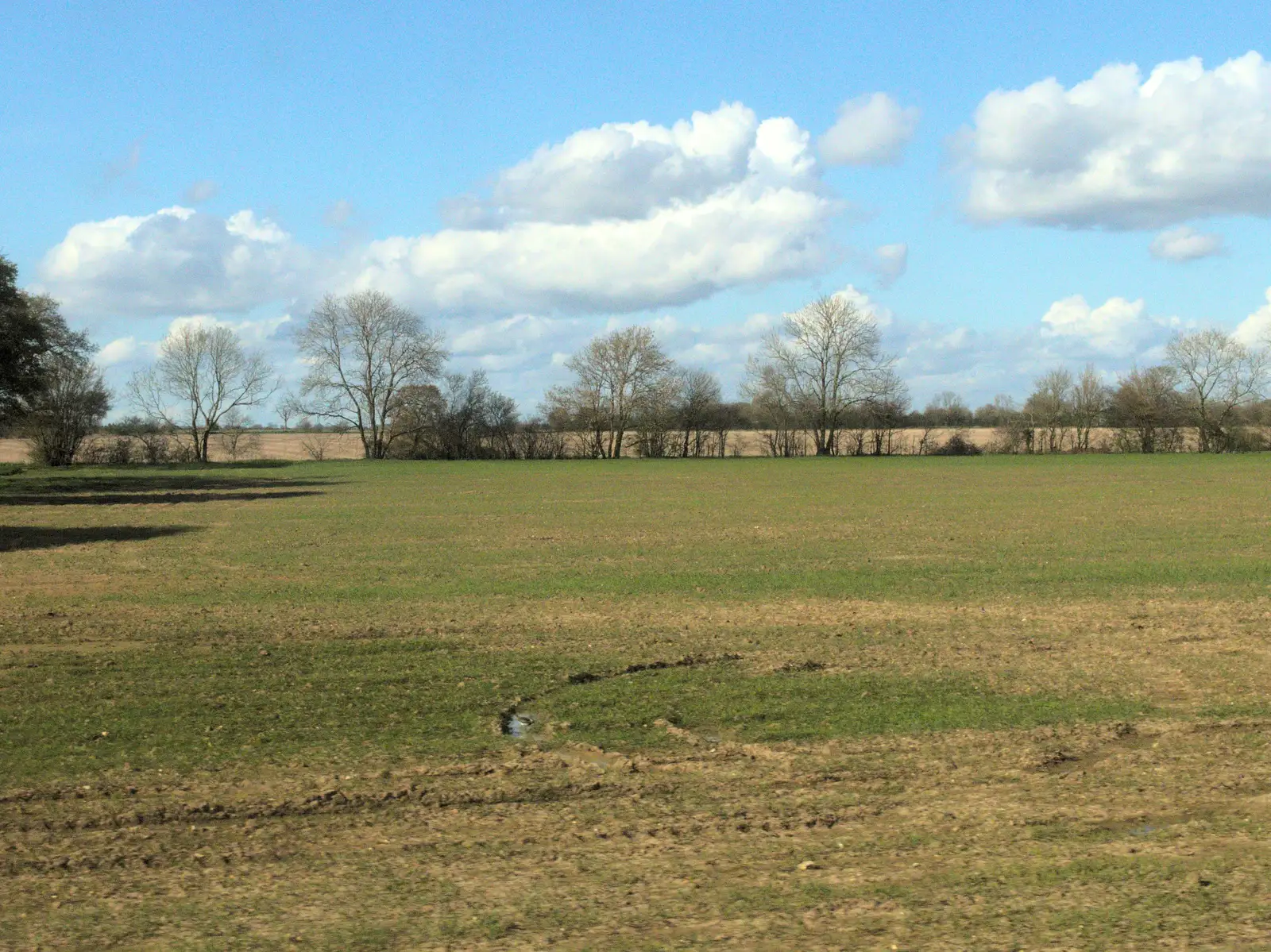 Fields near Wetherden, from The East Anglian Beer Festival, Bury St Edmunds, Suffolk - 23rd April 2016