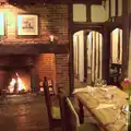 A roaring fire in the Hoxne Swan, The BSCC at the Hoxne Swan, and Mint Street Hula, Suffolk and London - 4th May 2016