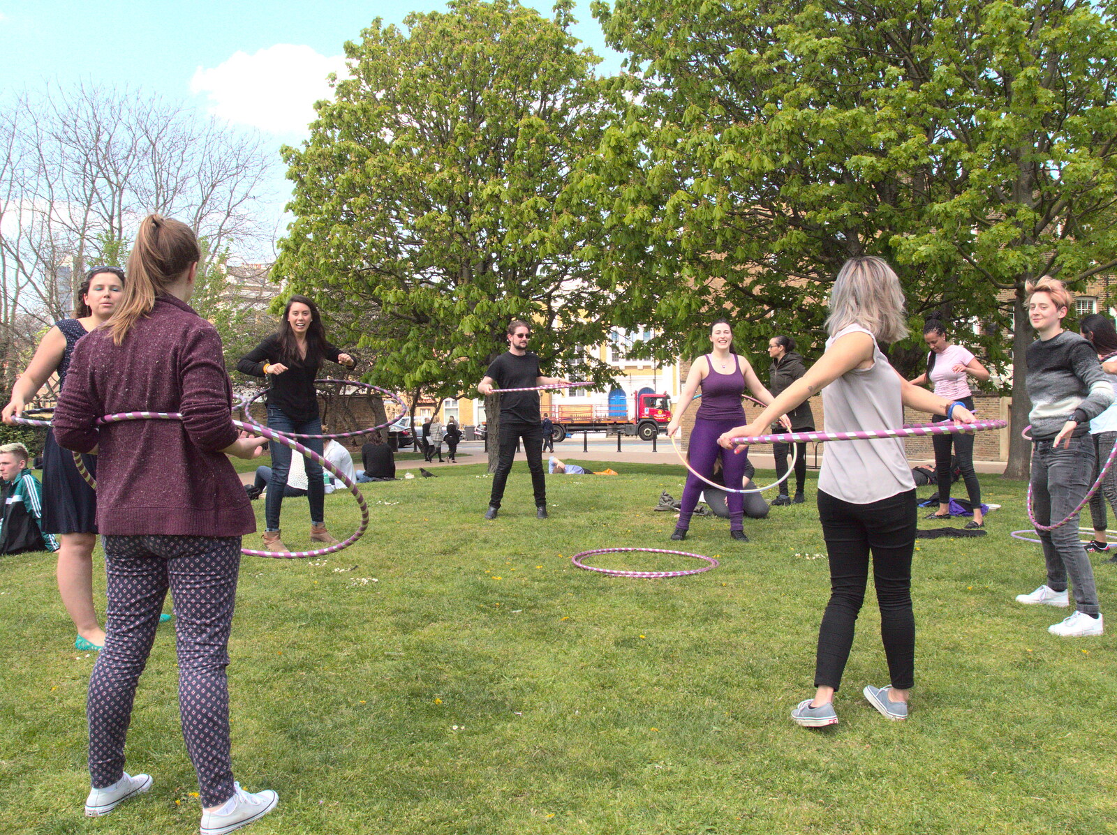 SwiftKey gets hula-hooping from The BSCC at the Hoxne Swan, and Mint Street Hula, Suffolk and London - 4th May 2016