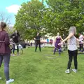 SwiftKey gets hula-hooping, The BSCC at the Hoxne Swan, and Mint Street Hula, Suffolk and London - 4th May 2016