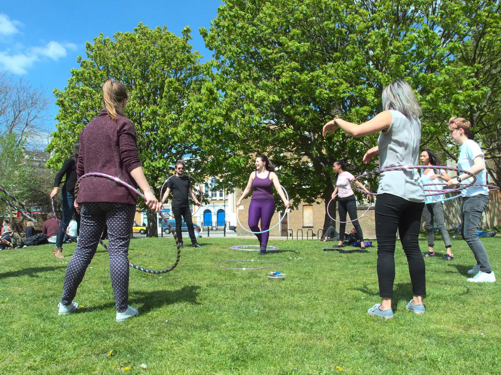 More hooping action, from The BSCC at the Hoxne Swan, and Mint Street Hula, Suffolk and London - 4th May 2016