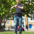 Alex in a hoop, The BSCC at the Hoxne Swan, and Mint Street Hula, Suffolk and London - 4th May 2016