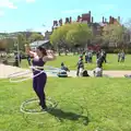 Marisa does the multi-hoop thing, The BSCC at the Hoxne Swan, and Mint Street Hula, Suffolk and London - 4th May 2016