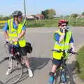 Alan and Matthew wait around, The BSCC Cycling Weekender, Outwell, West Norfolk - 7th May 2016