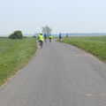 Cyclists disappear into the Fens, The BSCC Cycling Weekender, Outwell, West Norfolk - 7th May 2016