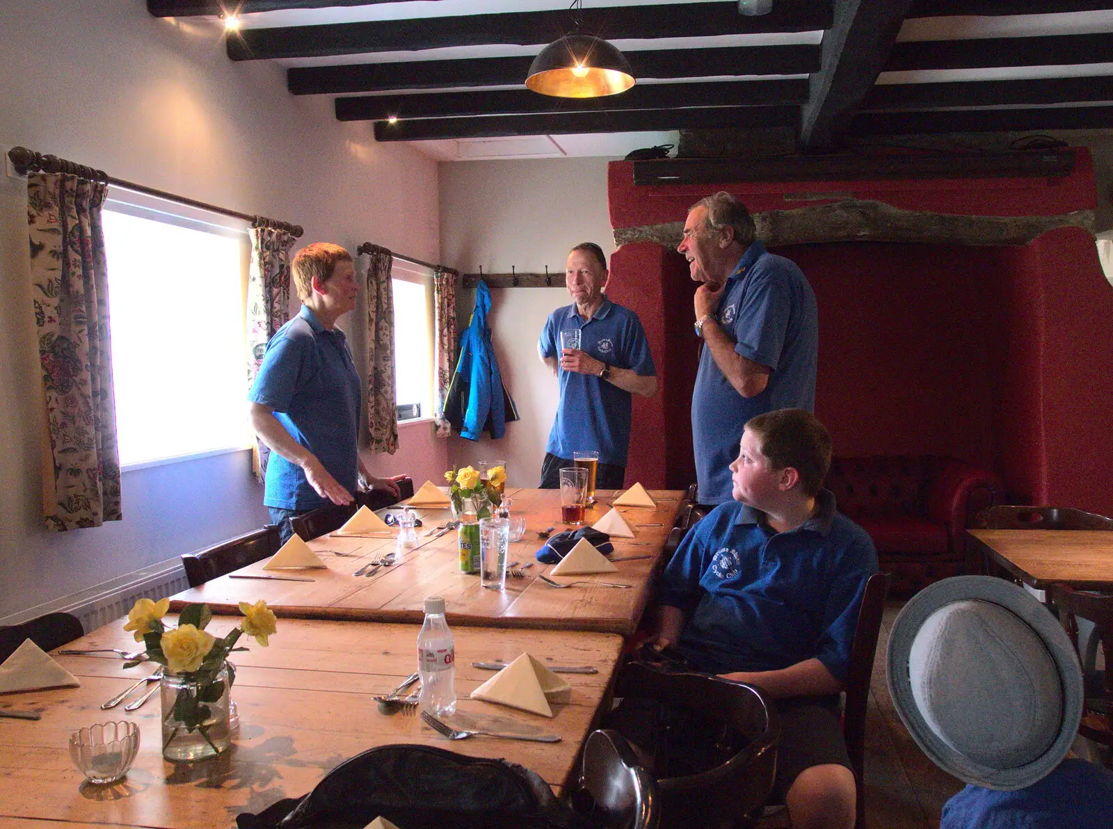 We make it to the Kings Arms at Shouldham, from The BSCC Cycling Weekender, Outwell, West Norfolk - 7th May 2016