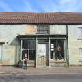 Fred and the derelict shop, The BSCC Cycling Weekender, Outwell, West Norfolk - 7th May 2016