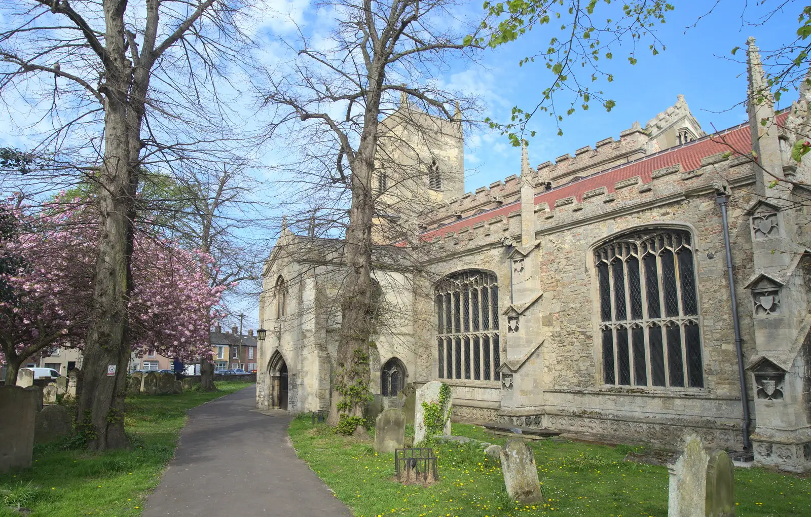 Outwell's church of St. Clement, from The BSCC Cycling Weekender, Outwell, West Norfolk - 7th May 2016